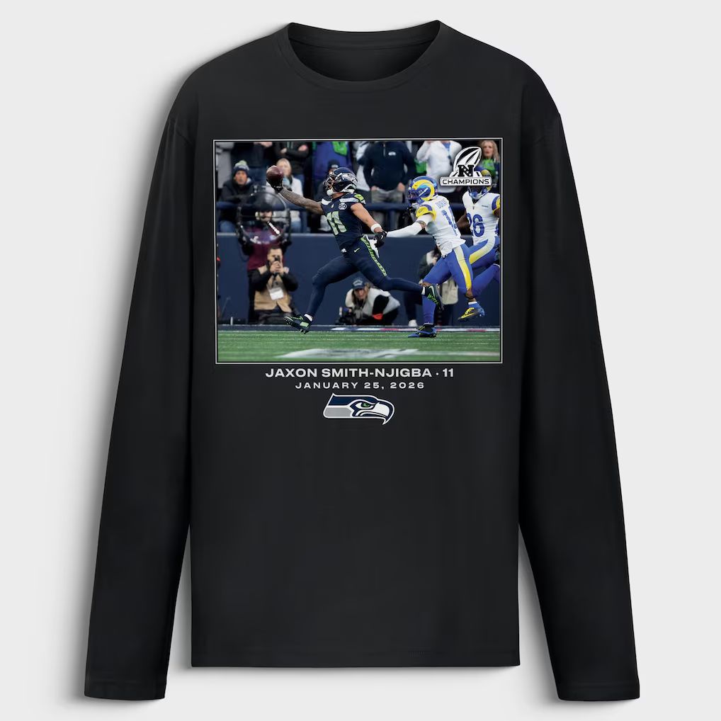 Men 2026 Nike NFL Seattle Seahawks  long sleeved T-shirt black 012->nfl t-shirts->Sports Accessory